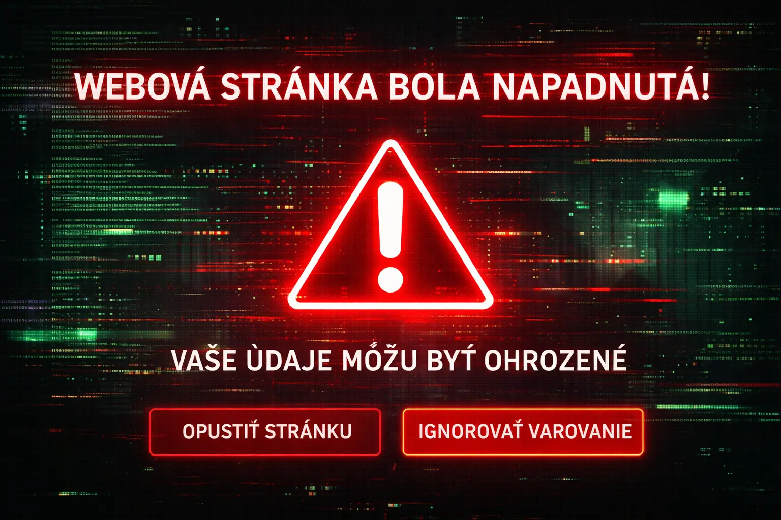 Čo sa stane, keď vám hacknú webstránku