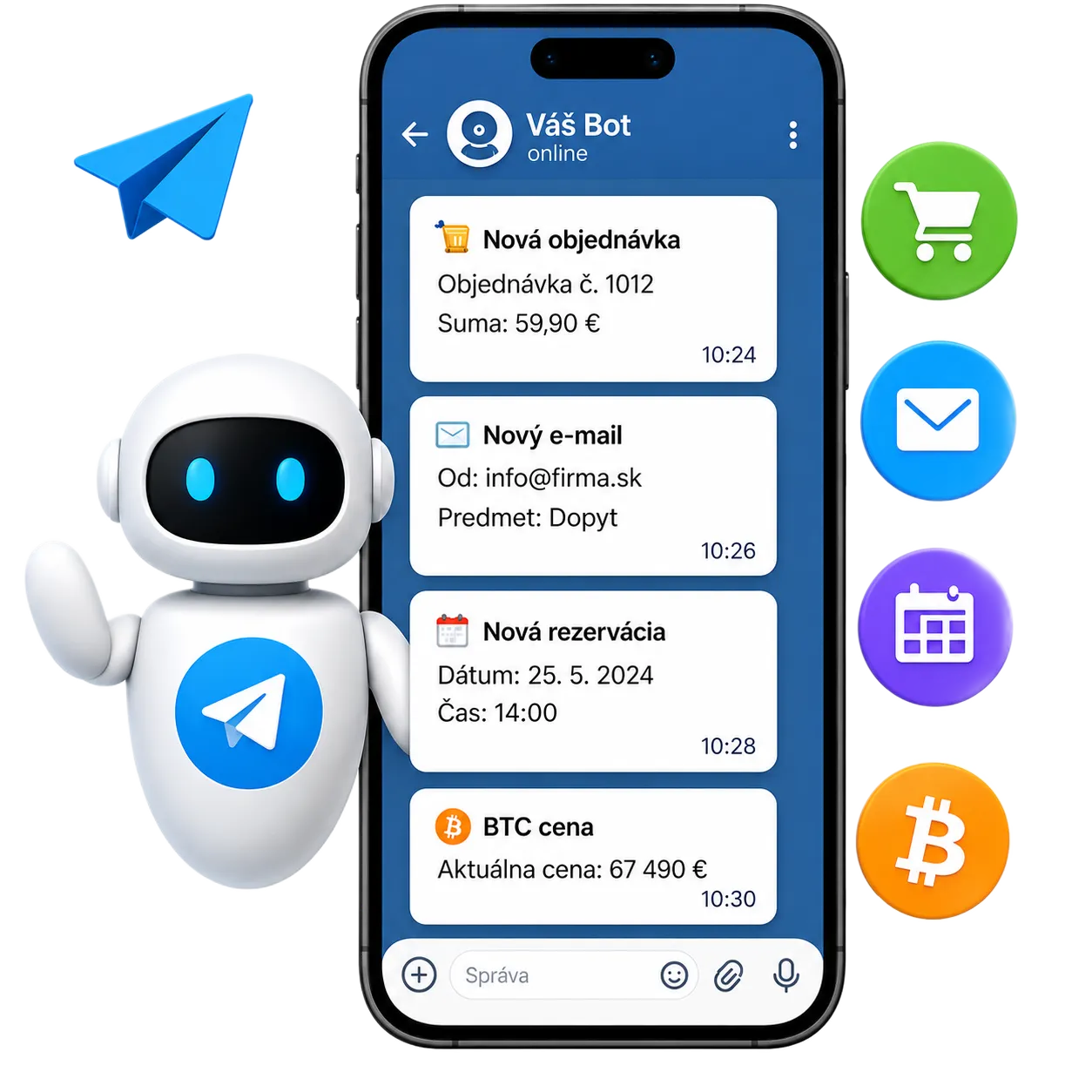 Tvorba Telegram botov na mieru